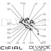 Cifial 31110ED.U Edwardian 3H Wall Basin Tap Dimensions